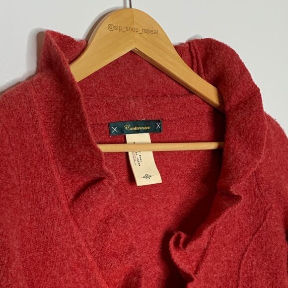 Anthropologie Cartonnier Ruffles Cattail cardigan. XS - Picture 3 of 5